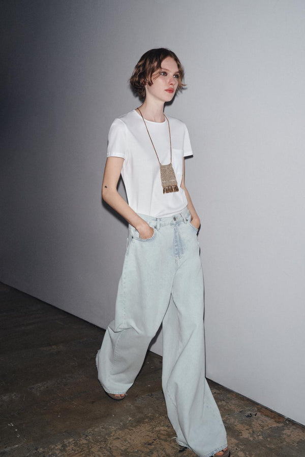COLLECTION PALAZZO YÜKSEK BEL JEAN