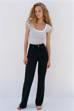 TRF HIGH-RISE WIDE-LEG JEAN