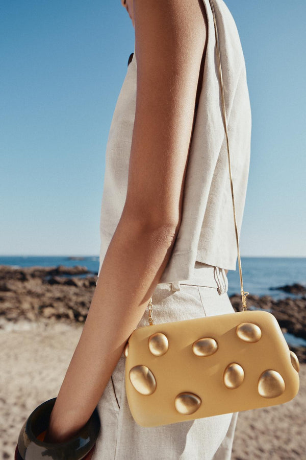 METAL APLİKELİ CLUTCH