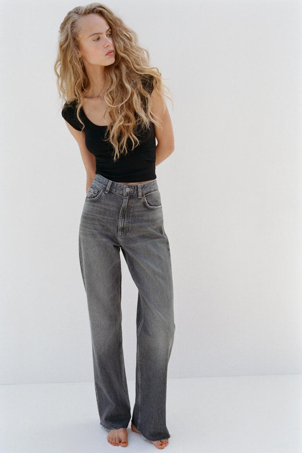 TRF HIGH-RISE WIDE-LEG JEAN