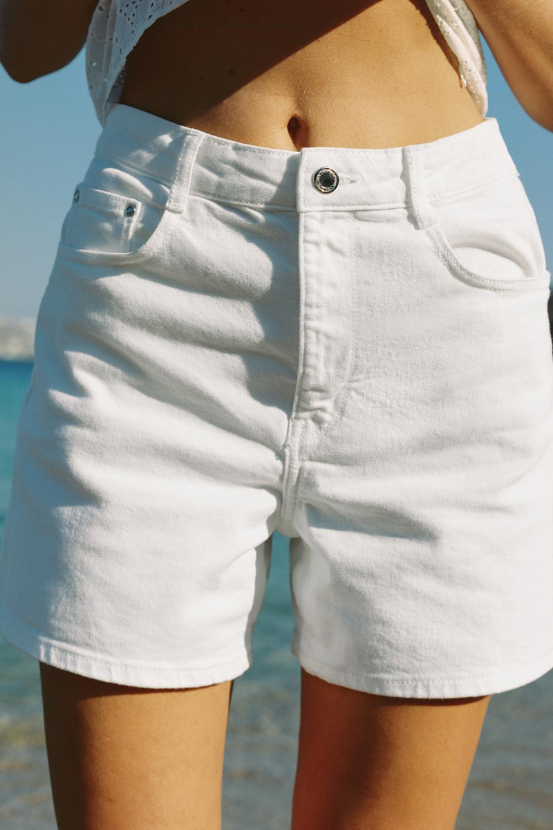 MOM-FIT HIGH-WAIST ŞORT