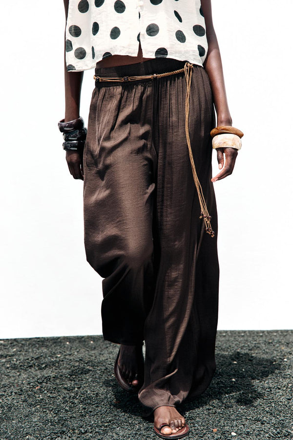 GENİŞ DÖKÜMLÜ PANTOLON