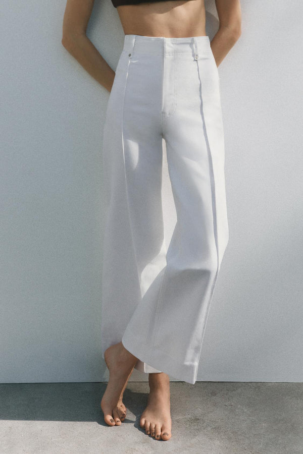 COLLECTION WIDE LEG YÜKSEK BEL JEAN