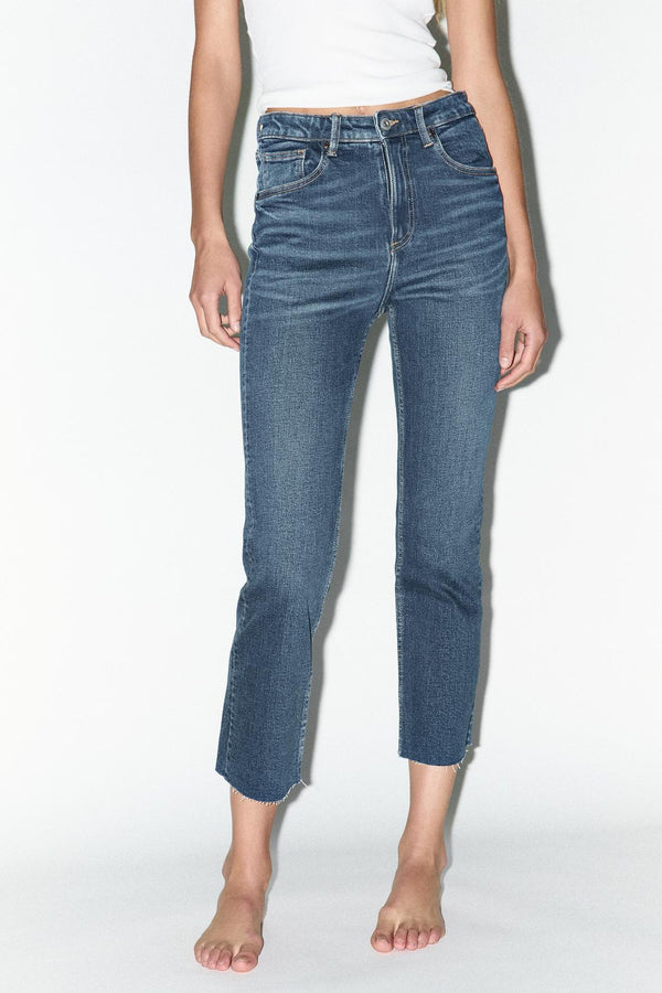 TRF CROPPED FLARE YÜKSEK BEL JEAN