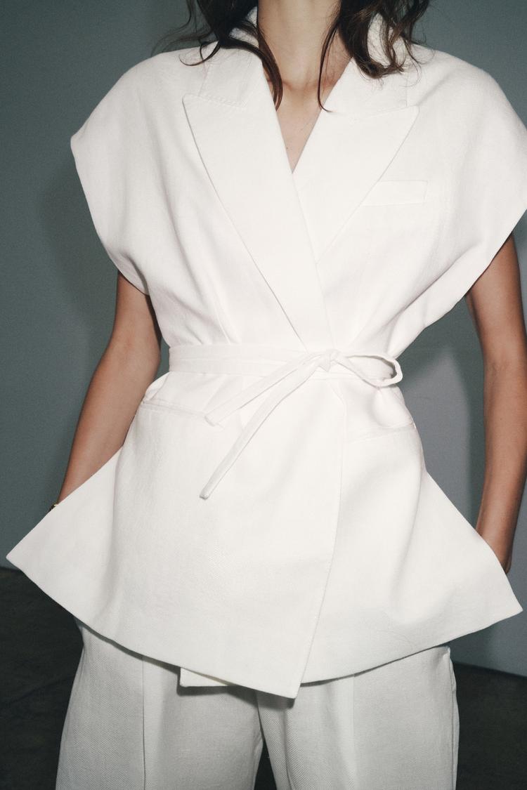 KETEN KUMAŞLI KRUVAZE YELEK COLLECTION