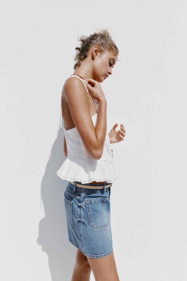 KETENLİ PİLİLİ ROMANTİK TOP