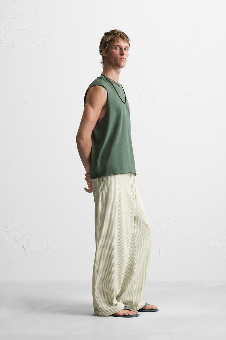 ÇİZGİLİ BAGGY FIT PANTOLON