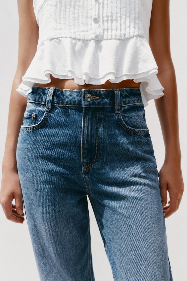 STRAIGHT YÜKSEK BEL AYAK BİLEĞİ BOYU JEAN