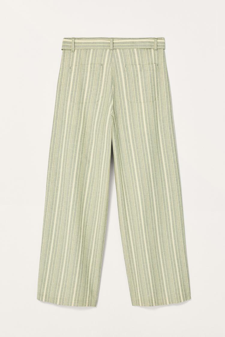 ÇİZGİLİ GENİŞ PAÇA PANTOLON - LIMITED EDITION